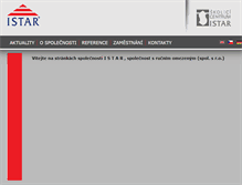 Tablet Screenshot of istarsro.cz